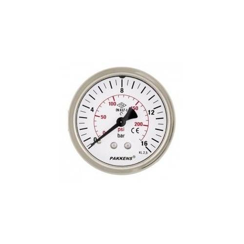 Ø63mm.0/1 bar Ark.Bağl.Glis.Cl.2,5 Mano.G1/4"