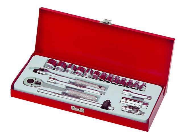 İZELTAŞ 3/8" ALTI KÖŞE LOKMA ANAHTAR TAKIMI 20 PARÇA
